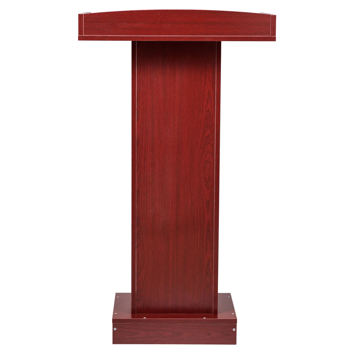 VEVOR Wooden Lectern, 104 cm, with Wide Reading Surface, Storage Shelf and Edge Guard