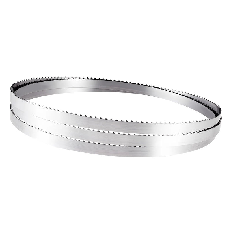 VEVOR lentzāģa asmens 2780 mm, 4 TPI, no SK5 augstas izturības oglekļa tērauda ar rūdītiem 18 HRC asiem zobiem, 16 mm platums, rezerves asmens kokapstrādes lentzāģiem, 1 gab.