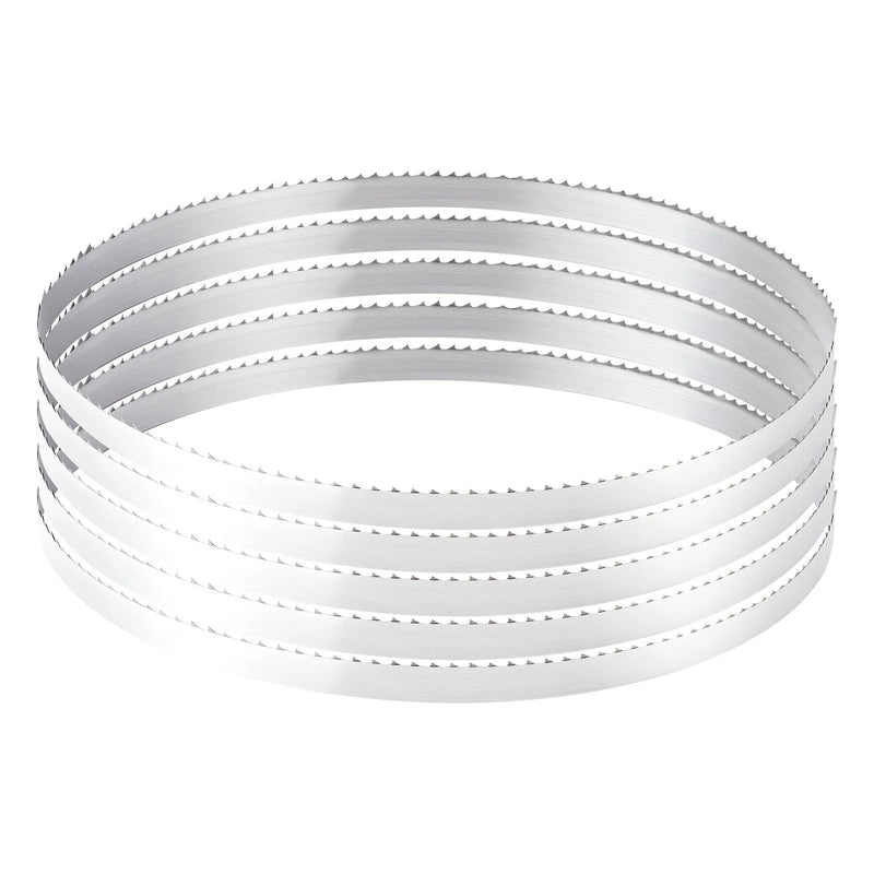 VEVOR lentzāģa asmens 2780 mm, 4 TPI, no SK5 augstas izturības oglekļa tērauda ar rūdītiem 18 HRC asiem zobiem, 16 mm platums, rezerves asmens kokapstrādes lentzāģiem, 1 gab.