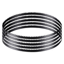 VEVOR lentzāģa asmens 1511 mm, 6 TPI, no SK5 augstas izturības oglekļa tērauda ar rūdītiem 15 HRC asiem zobiem, 6,35 mm platums, rezerves asmens kokapstrādes lentzāģiem, 1 gab.