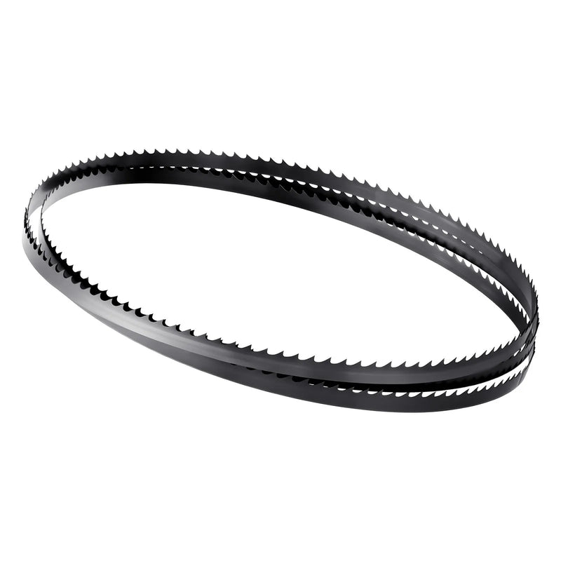 VEVOR lentzāģa asmens 1511 mm, 6 TPI, no SK5 augstas izturības oglekļa tērauda ar rūdītiem 15 HRC asiem zobiem, 6,35 mm platums, rezerves asmens kokapstrādes lentzāģiem, 1 gab.