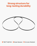 VEVOR lentzāģa asmens 1511 mm, 6 TPI, no SK5 augstas izturības oglekļa tērauda ar rūdītiem 15 HRC asiem zobiem, 6,35 mm platums, rezerves asmens kokapstrādes lentzāģiem, 1 gab.