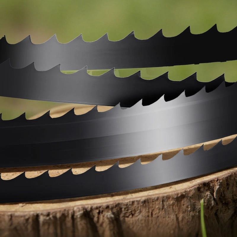 VEVOR lentzāģa asmens 1511 mm, 6 TPI, no SK5 augstas izturības oglekļa tērauda ar rūdītiem 15 HRC asiem zobiem, 6,35 mm platums, rezerves asmens kokapstrādes lentzāģiem, 1 gab.