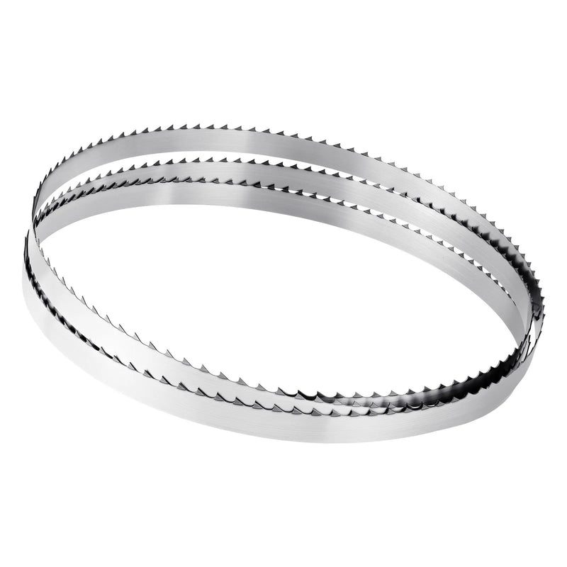 VEVOR lentzāģa asmens 1832 mm, 4 TPI, no SK5 augstas izturības oglekļa tērauda ar rūdītiem 18 HRC asiem zobiem, 12,7 mm platums, rezerves asmens kokapstrādes lentzāģiem, 1 gab.