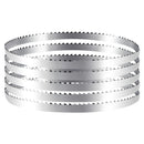 VEVOR lentzāģa asmens 1832 mm, 4 TPI, no SK5 augstas izturības oglekļa tērauda ar rūdītiem 18 HRC asiem zobiem, 12,7 mm platums, rezerves asmens kokapstrādes lentzāģiem, 1 gab.