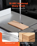 VEVOR lentzāģa asmens 1832 mm, 4 TPI, no SK5 augstas izturības oglekļa tērauda ar rūdītiem 18 HRC asiem zobiem, 12,7 mm platums, rezerves asmens kokapstrādes lentzāģiem, 1 gab.