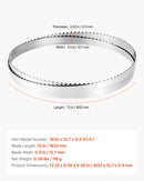 VEVOR lentzāģa asmens 1832 mm, 4 TPI, no SK5 augstas izturības oglekļa tērauda ar rūdītiem 18 HRC asiem zobiem, 12,7 mm platums, rezerves asmens kokapstrādes lentzāģiem, 1 gab.