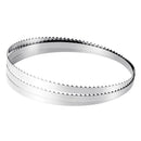 VEVOR lentzāģa asmens 1832 mm, 4 TPI, no SK5 augstas izturības oglekļa tērauda ar rūdītiem 18 HRC asiem zobiem, 12,7 mm platums, rezerves asmens kokapstrādes lentzāģiem, 1 gab.