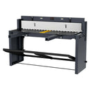 VEVOR pedāļa lokšņu metāla šķēres, griešanas platums 1320 mm, manuālas grīdas šķēres ar masīva tērauda rāmi, regulējama asmeņu atstarpe, materiāla atdures, kājas pedāļa vadība tērauda, vara, armatūras un alumīnija griešanai