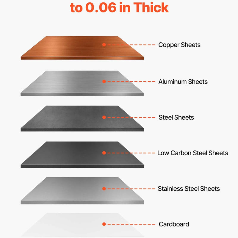 VEVOR pedāļa lokšņu metāla šķēres, griešanas platums 1320 mm, manuālas grīdas šķēres ar masīva tērauda rāmi, regulējama asmeņu atstarpe, materiāla atdures, kājas pedāļa vadība tērauda, vara, armatūras un alumīnija griešanai