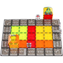 VEVOR magnētisko flīžu komplekts, 56 gab., ceļu un pilsētas būves magnētiskie kluči bērniem; STEM sensorā izglītojošā rotaļlieta ar uzglabāšanas somu bērniem no 3 gadu vecuma