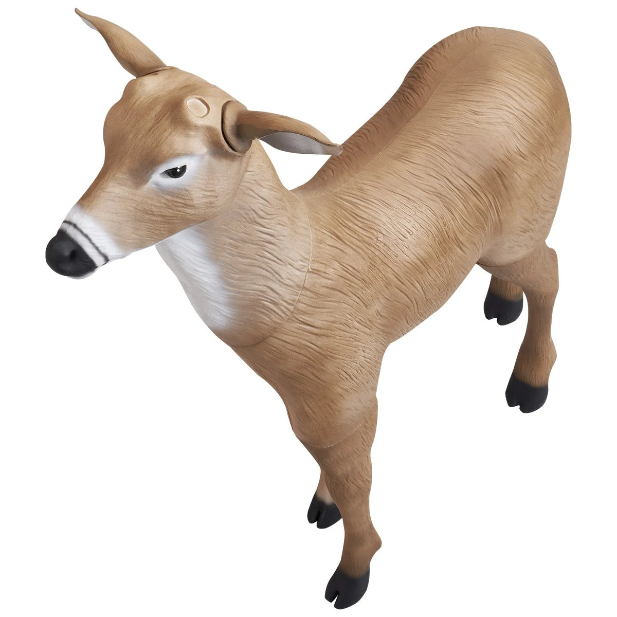 Deer Decoy for Hunting, Durable HDPE Deer Decoy with Foldable Legs, Realistic Design, Easy to Carry and Set Up, Suitable for Garden and Yard Decoration (1 pc)