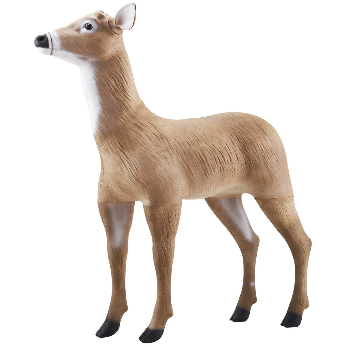 Deer Decoy for Hunting, Durable HDPE Deer Decoy with Foldable Legs, Realistic Design, Easy to Carry and Set Up, Suitable for Garden and Yard Decoration (1 pc)