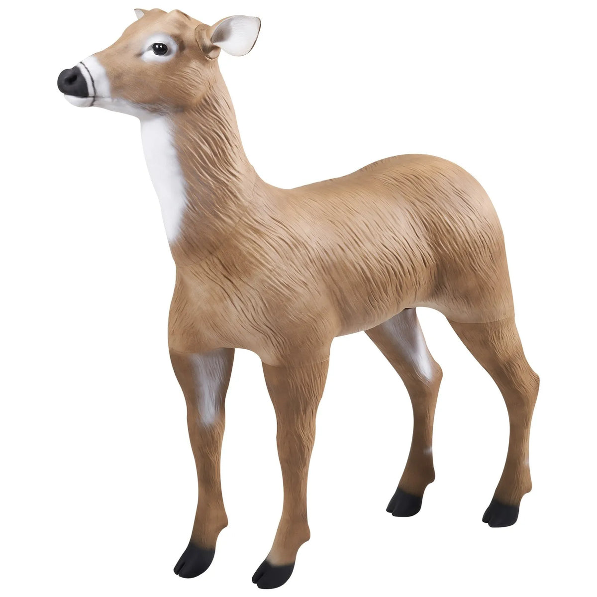 Deer Decoy for Hunting, Durable HDPE Deer Decoy with Foldable Legs, Realistic Design, Easy to Carry and Set Up, Suitable for Garden and Yard Decoration (1 pc)