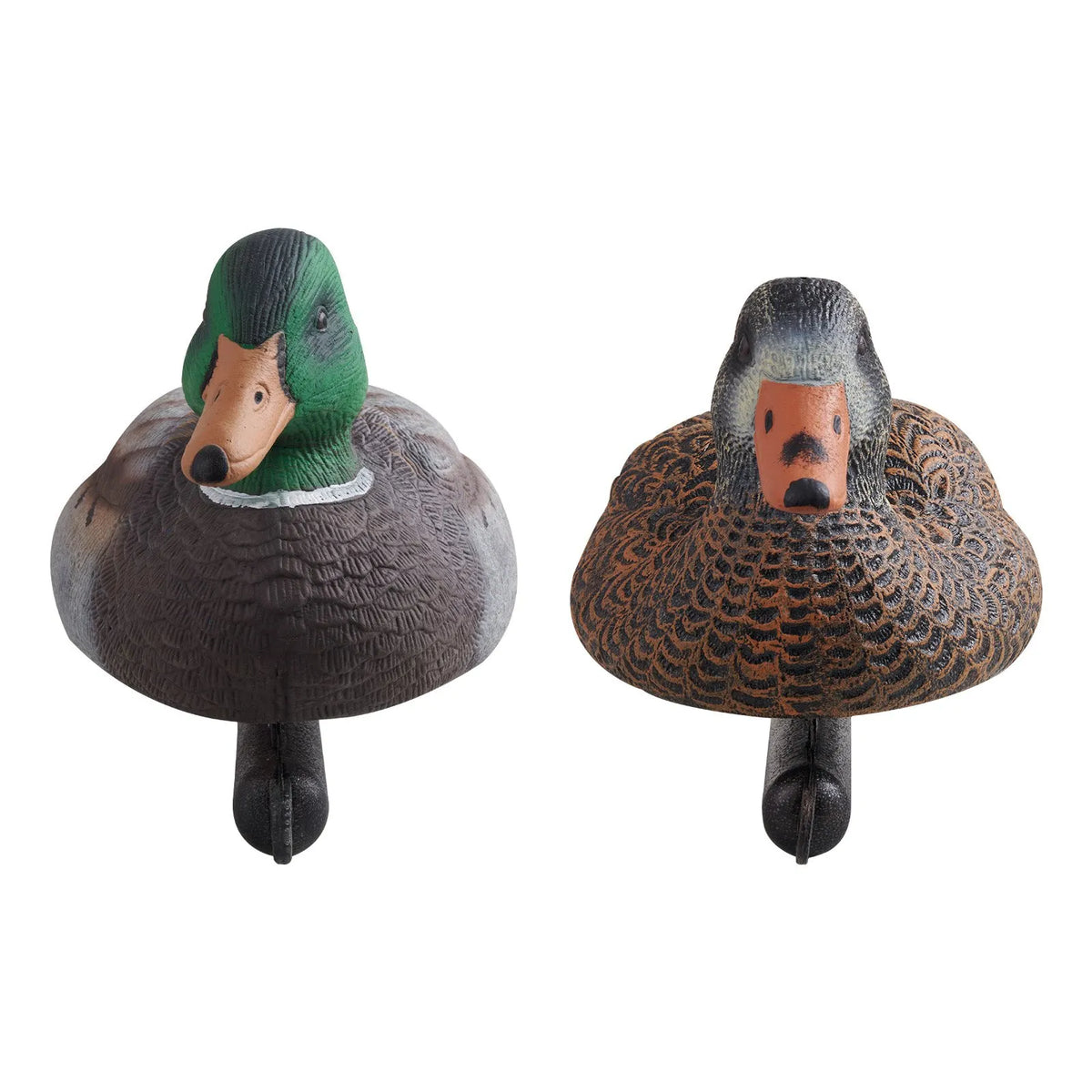 Realistic Floating Duck Decoys with Weighted Balance, Plastic Duck Hunting Lures Suitable for Ponds, Lakes and Garden Decoration, Portable (6 Pack)