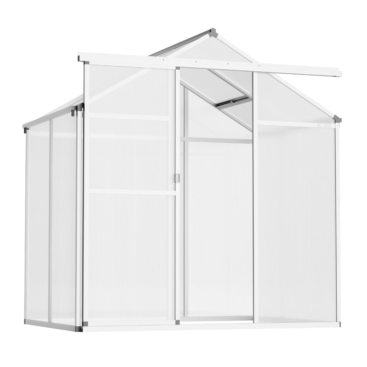 VEVOR polikarbonāta 1,84 x 1,26 x 1,93 m siltumnīca dārzam