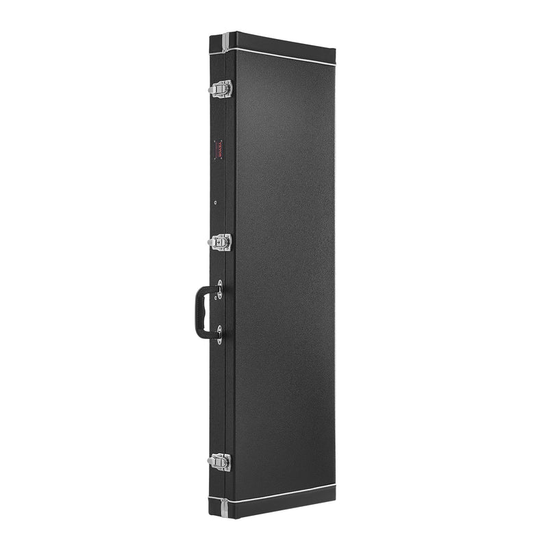 VEVOR basa ģitāras cietais koferis, 122 cm, ūdensizturīgs, ar slēdzeni un atslēgu, piemērots basa ģitārai