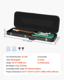 VEVOR elektriskās ģitāras cietā kaste 1095 mm ar slēdzeni un atslēgu, piemērota elektriskajai ģitārai