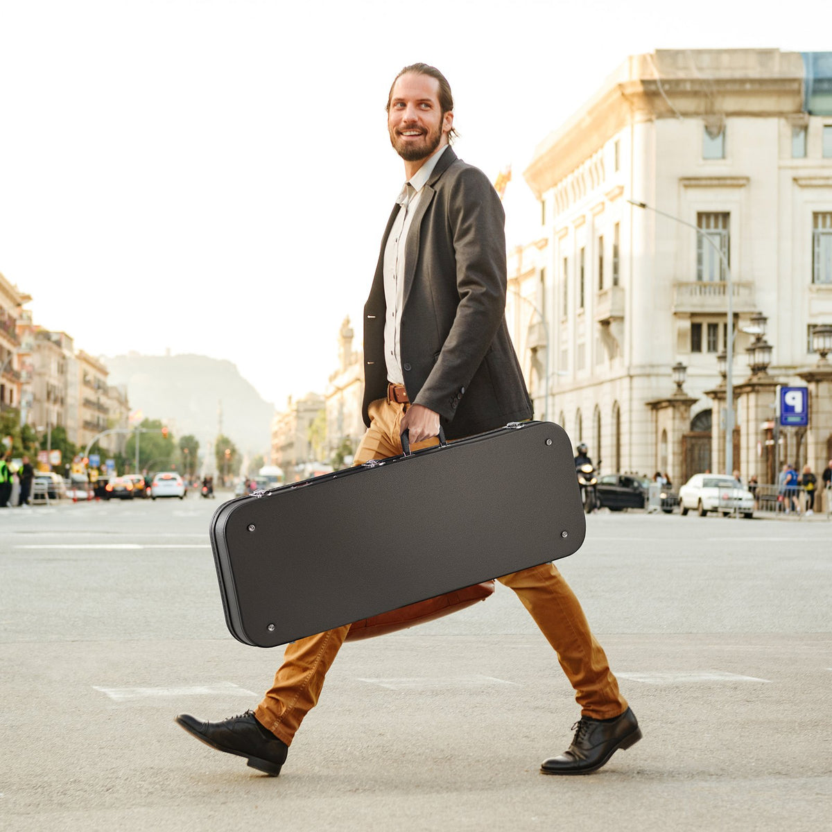 VEVOR Electric Guitar Hard Case 1095 mm with Lock and Key