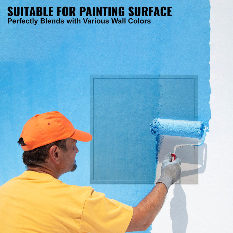 VEVOR Pieejas Panelis Drywall un Griestiem, 61 x 61 cm, Smagā Tērauda Ar Noņemamām Eņģēm