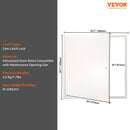 VEVOR Pieejas Panelis Drywall un Griestiem, 61 x 61 cm, Smagā Tērauda Ar Noņemamām Eņģēm