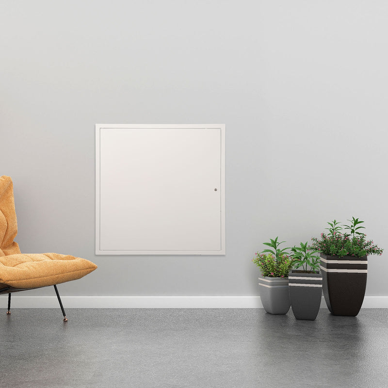 VEVOR Pieejas Panelis Drywall un Griestiem, 61 x 61 cm, Smagā Tērauda Ar Noņemamām Eņģēm