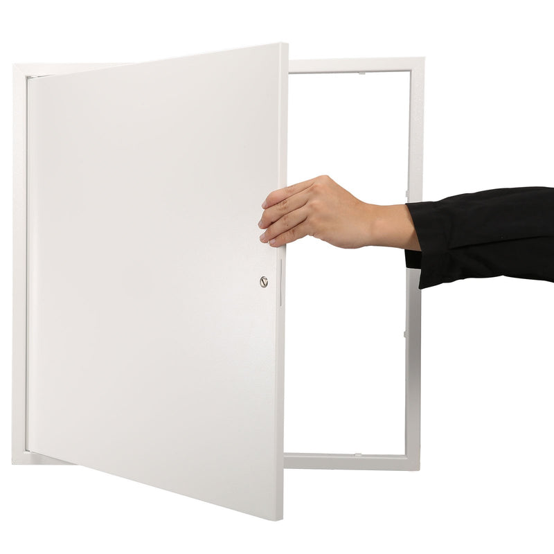 VEVOR Pieejas Panelis Drywall un Griestiem, 61 x 61 cm, Smagā Tērauda Ar Noņemamām Eņģēm