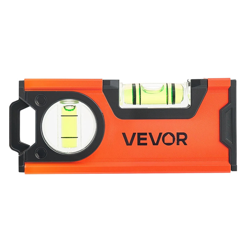 VEVOR 4 gabalu torpēdas līmeņrāžu komplekts 120/300/600/1000 mm ar magnētisku alumīnija sakausējuma korpusu, 3 zaļiem burbuļlīmeņiem, piekares atveri un daudzleņķu mērīšanu būvniecībai un mājas remontam - ZEMLETES.LV