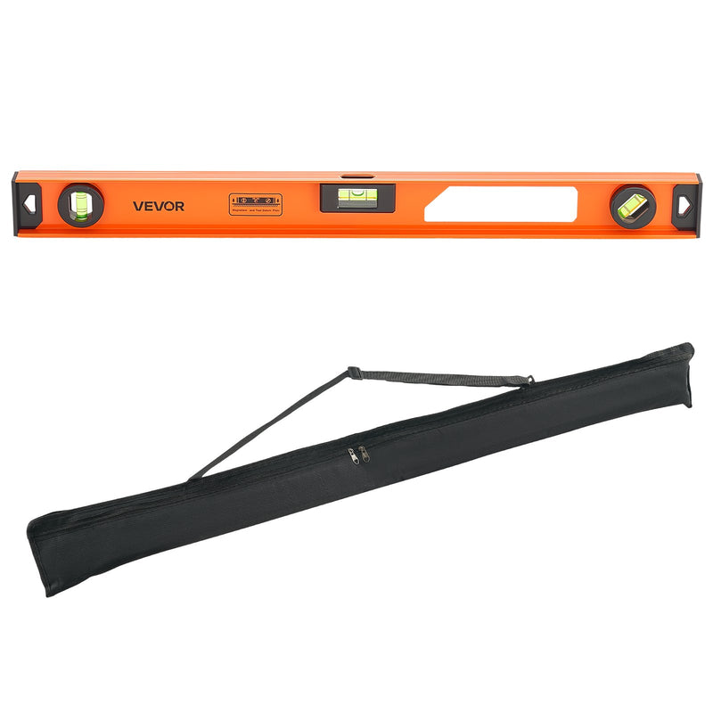 VEVOR 4 gabalu magnētisko līmeņrāžu komplekts 400/600/900/1200 mm ar alumīnija I - veida korpusu, 3 zaļiem burbuļlīmeņiem un piekares atveri, piemērots bilžu karināšanai, mājas uzlabošanai un DIY darbiem - ZEMLETES.LV