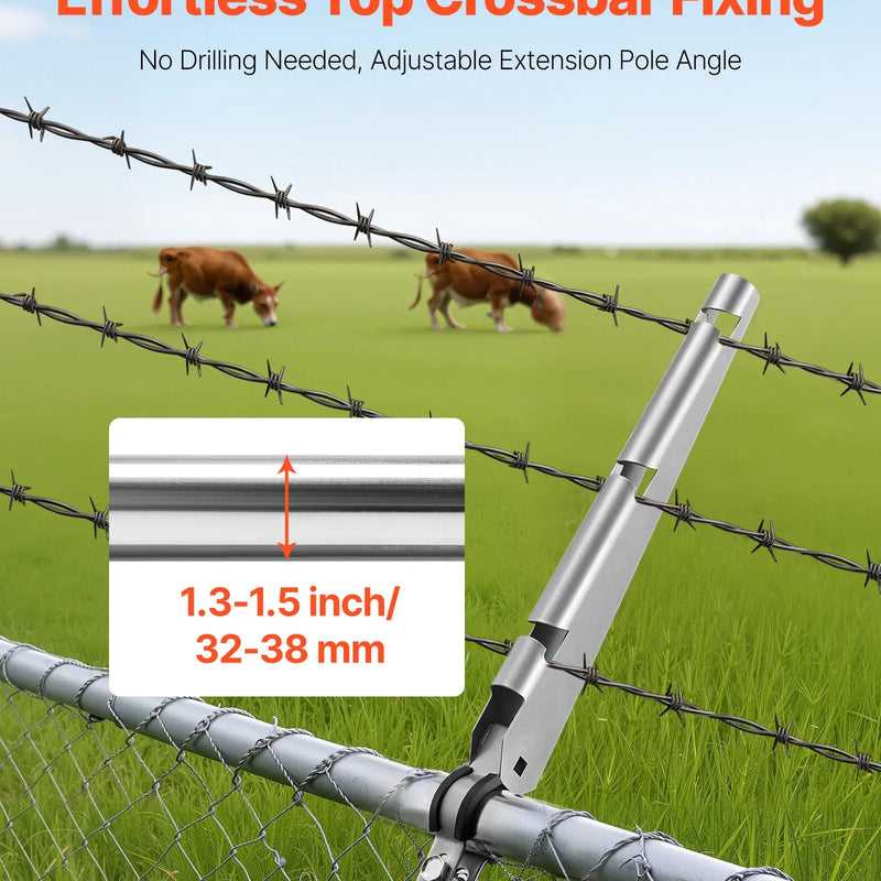 Дзелонстиеплес пагаринатаи, 10 габ., 37,6 см, ķēžu posmu žogam 33-38 мм