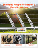 Дзелонстиеплес пагаринатаи, 10 габ., 37,6 см, ķēžu posmu žogam 33-38 мм