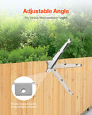 Dzeloņstieples rokas, 10 gab., 31 cm, žoga stabu augstuma pagarinātāji, virsmas montāža