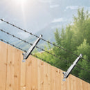 Dzeloņstieples rokas, 10 gab., 31 cm, žoga stabu augstuma pagarinātāji, virsmas montāža