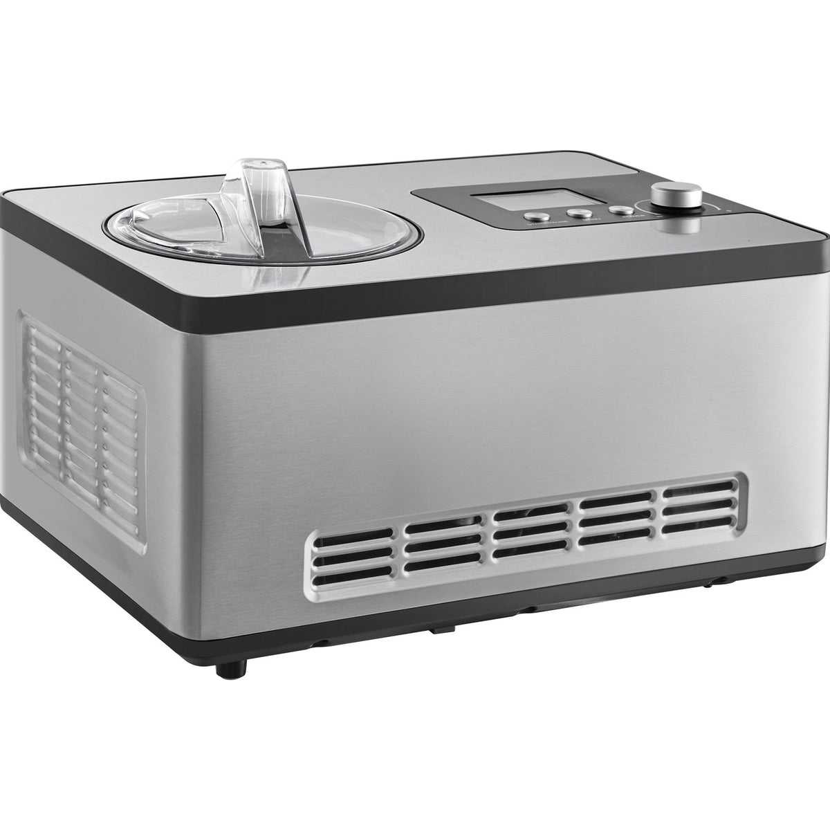 VEVOR Automatic Ice Cream Machine 2 L for Yogurt and Gelato, Electric, Silver
