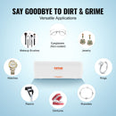 VEVOR portatīvais ultraskaņas rotaslietu tīrītājs – 470 ml (16 oz) tīrīšanas ierīce