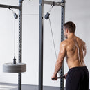 VEVOR trenažiera troses skriemeļu sistēma, 2 gab. LAT vilkšanas un pacelšanas skriemeļu komplekts ar divām tērauda trosēm, īso stieni un dubultajiem rokturiem, spēka treniņu kabelis bicepsam, pleciem un mugurai, slodze līdz 150 kg