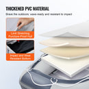 VEVOR 6-personu Piepūšamā Laiva ar Jūras Koka Grīdu un Alumīnija Airiem, 680 kg, ar Gaisa Sūkni un Pārnēsājamo Somu