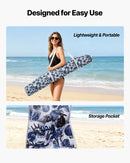 VEVOR pludmales kabāna, 1,83 × 1,83 m pludmales nojume ar sānu sienu, UPF 50+ aizsardzība, viegli uzstādamā kabānas telts ar smilšu kabatām, liela pārnēsājama saules aizsargu patversmes nojume visai ģimenei un draugiem.