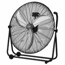 VEVOR industriālais grīdas ventilators, 762mm, 20388m³/h, 3 ātrumi, jaudīgas alumīnija lāpstiņas, 360° regulējams slīpuma leņķis, komerctelpām, garāžām, noliktavām, pagrabiem un darbnīcām, melns