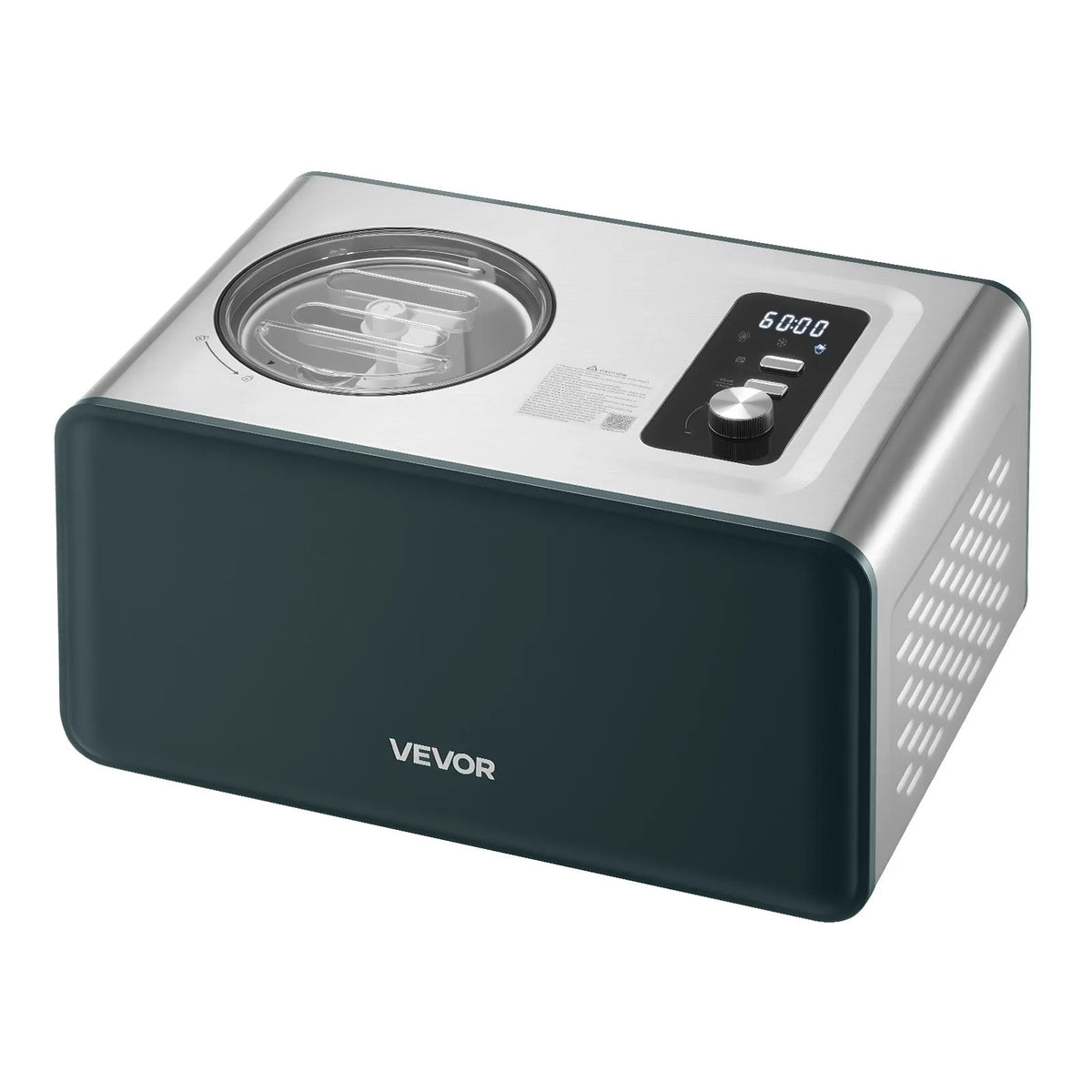 VEVOR Automatic Ice Cream Maker 1.5 L with Compressor, 3 Modes, for Gelato and Sorbet, Home Use