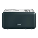 Automātiskā saldējuma mašīna ar iebūvētu kompresoru, 1,5 L elektriskā gelato un sorbeta gatavotāja ar 3 režīmiem mājas virtuvei