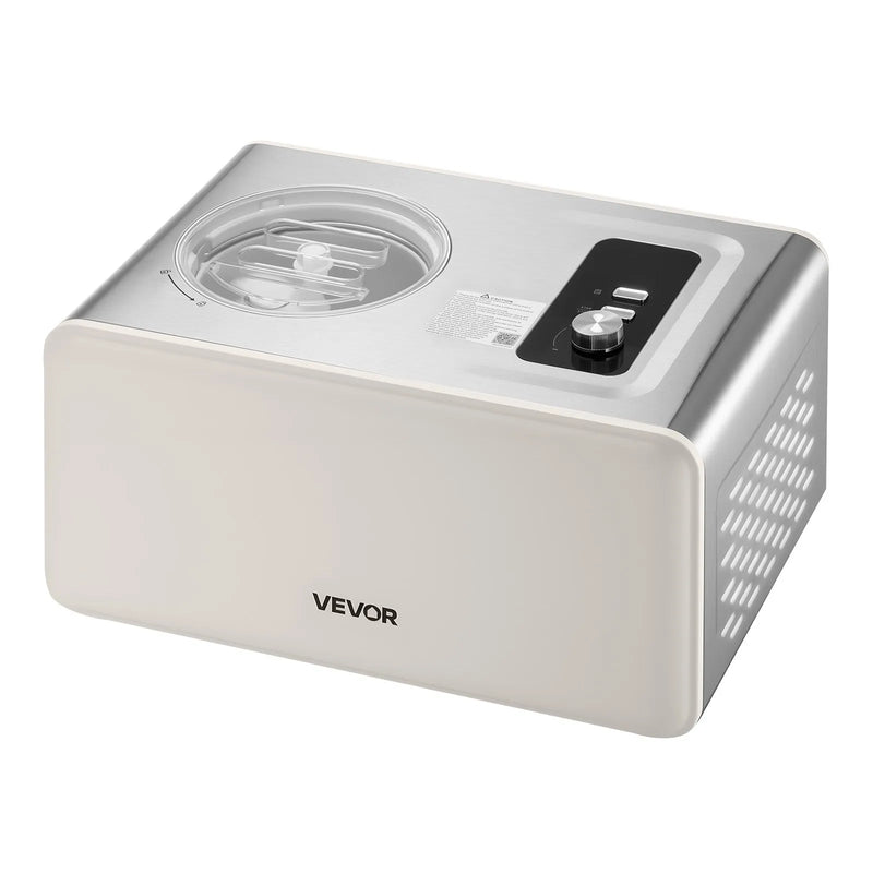 Automātiskā saldējuma mašīna ar iebūvētu kompresoru 2 L, elektriskā saldējuma un sorberta gatavotāja ar 3 režīmiem mājas virtuvei