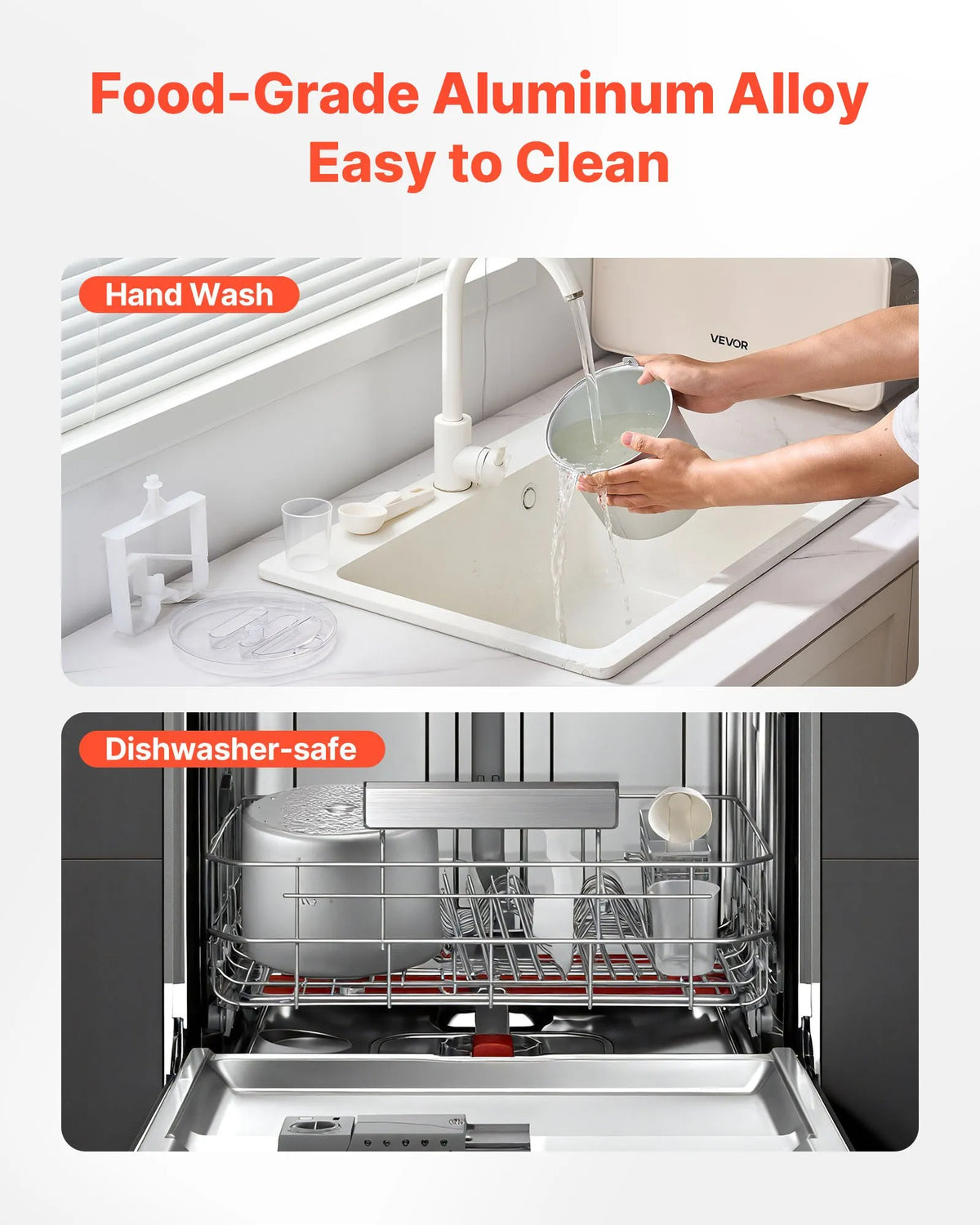 VEVOR Automatic Ice Cream Machine 2 l with Compressor, 3 Modes, for Ice Cream and Sorbet, Home