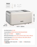 Automātiskā saldējuma mašīna ar iebūvētu kompresoru 2 L, elektriskā saldējuma un sorberta gatavotāja ar 3 režīmiem mājas virtuvei