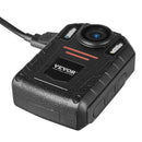 1440P HD policijas ķermeņa kamera, 64 GB, 5,1 cm LCD ekrāns, infrasarkanā nakts redzamība, ūdensizturīga, 2,85 Ah akumulators