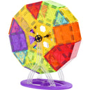 VEVOR magnētisko flīžu būvēšanas rotaļlieta bērniem, 181 gab. 3D magnētu bloku komplekts