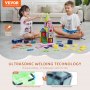 VEVOR magnetplaadid 121 tk, 3D-ehitusklotsid lastele