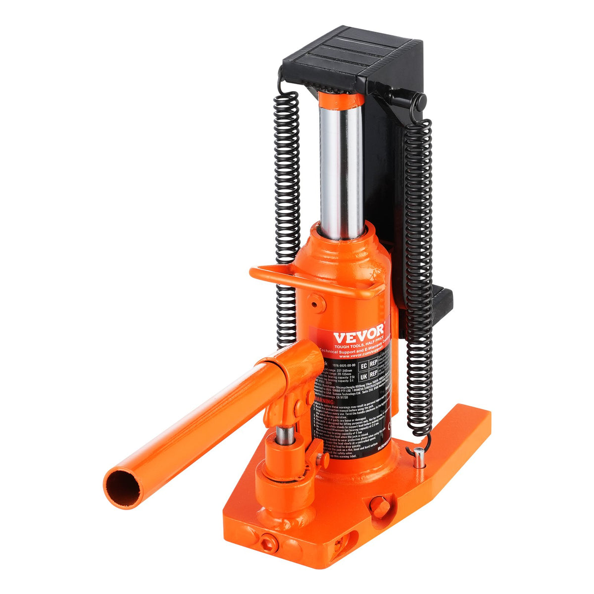 VEVOR Hydraulic Finger Jack – 2.5 Tonne Finger Lifting Capacity, 5 Tonne Maximum Lifting Capacity