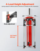 VEVOR atsperu kompresors ar 4 līmeņu regulēšanu, universālu stiprinājumu un daudzfunkcionāliem āķiem, paredzēts spirālatsperu saspiešanai līdz 1360 kg, piemērots apvidus auto, kravas auto un pikapu lietošanai