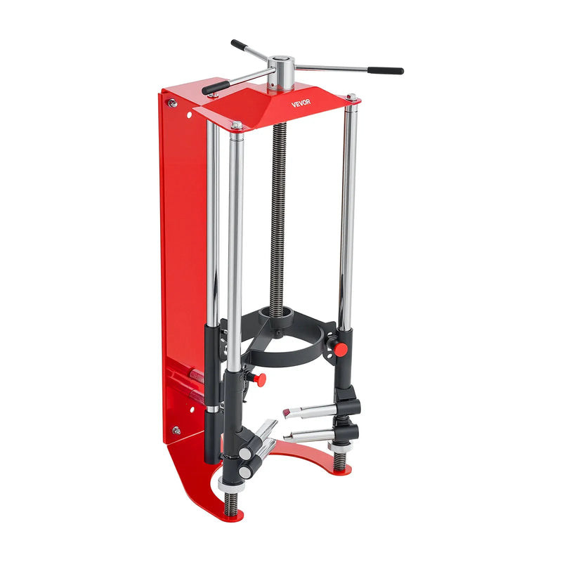 VEVOR atsperu kompresors ar 4 līmeņu regulēšanu, universālu stiprinājumu un daudzfunkcionāliem āķiem, paredzēts spirālatsperu saspiešanai līdz 1360 kg, piemērots apvidus auto, kravas auto un pikapu lietošanai